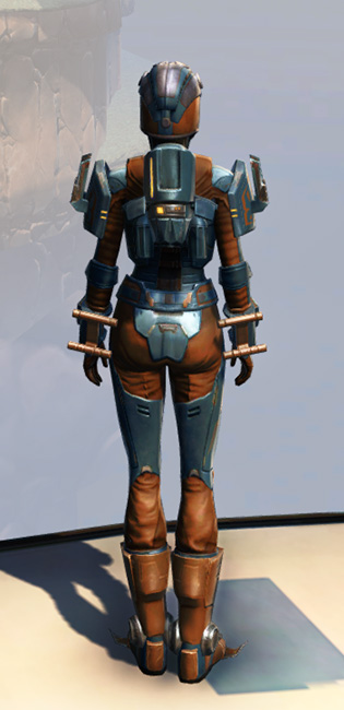 Remnant Yavin Bounty Hunter Armor Set player-view from Star Wars: The Old Republic.