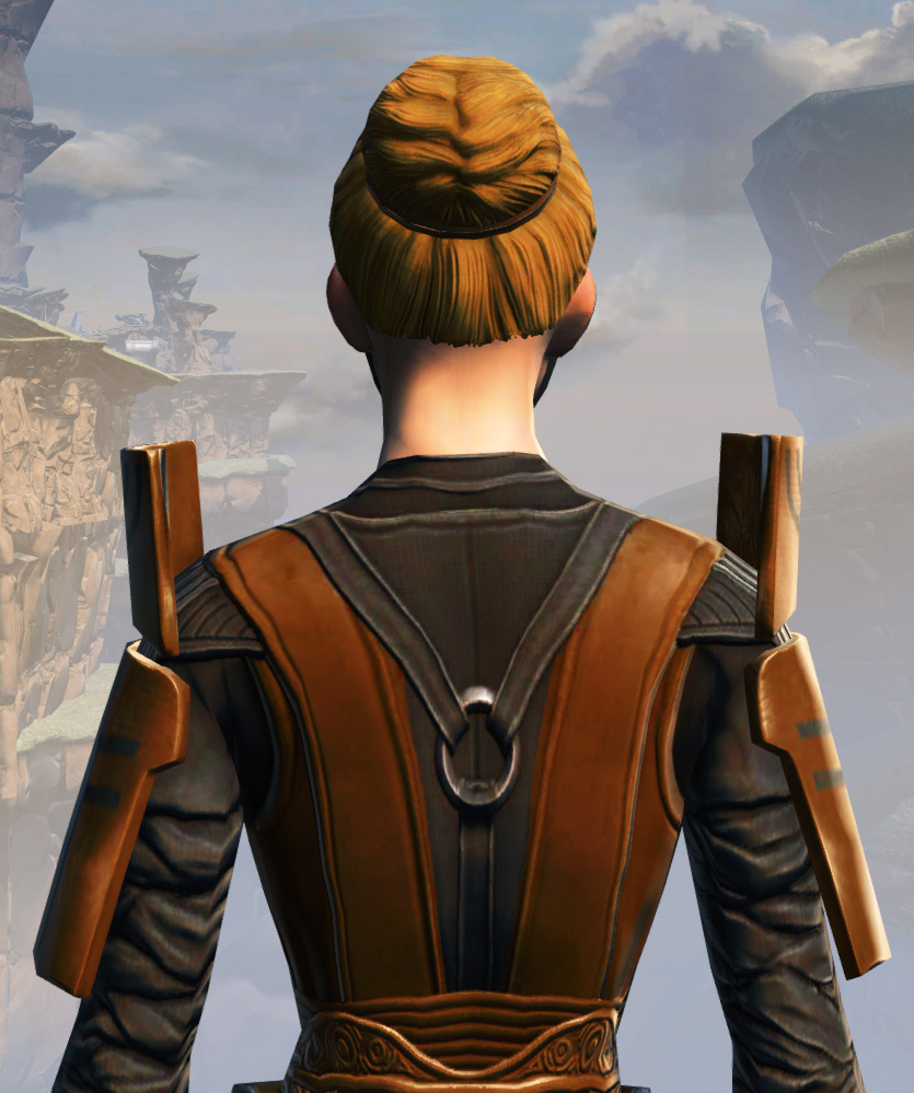 Remnant Yavin Consular Armor Set detailed back view from Star Wars: The Old Republic.