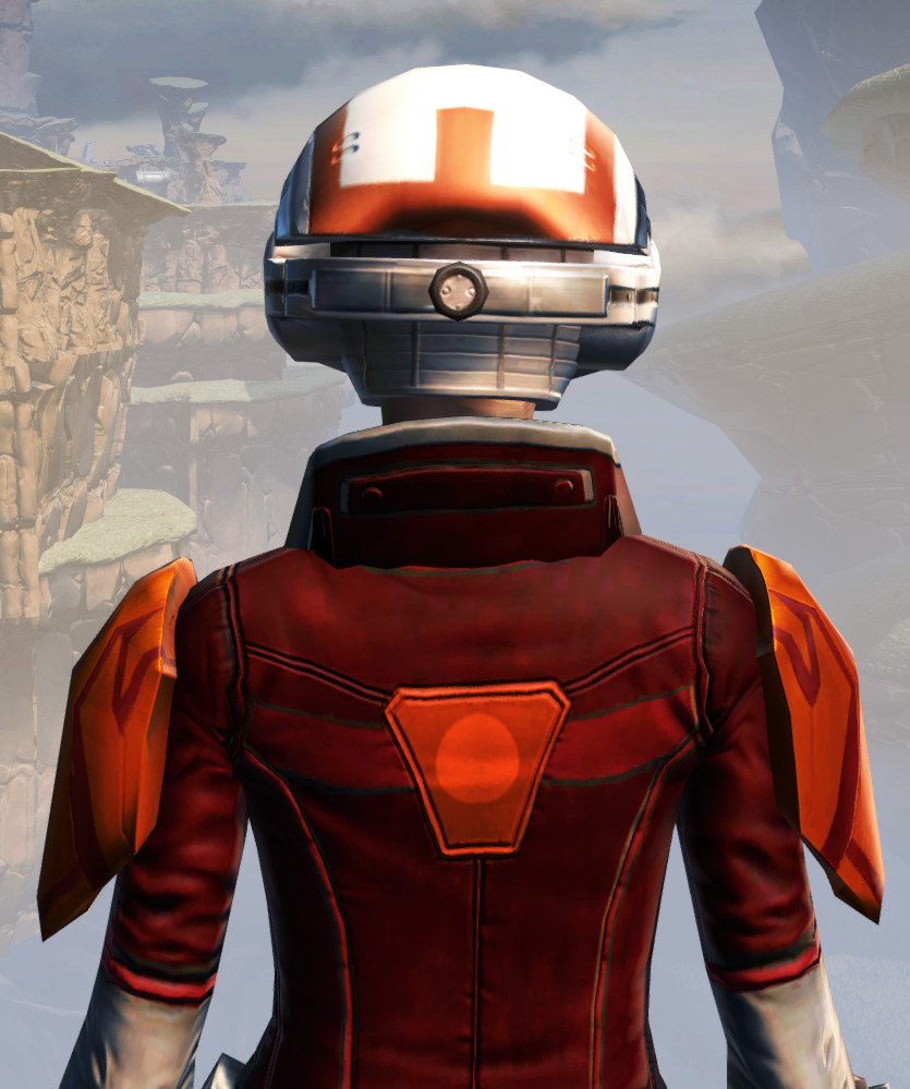 Remnant Yavin Smuggler Armor Set detailed back view from Star Wars: The Old Republic.