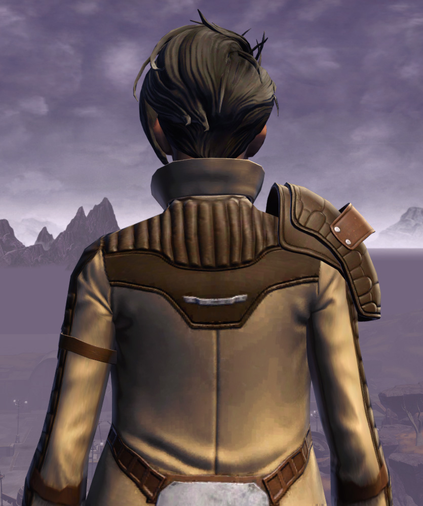 Renowned Duelist Armor Set detailed back view from Star Wars: The Old Republic.