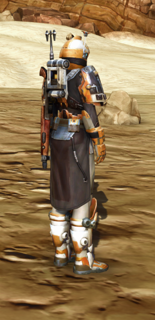Republic Containment Officer Armor Set player-view from Star Wars: The Old Republic.