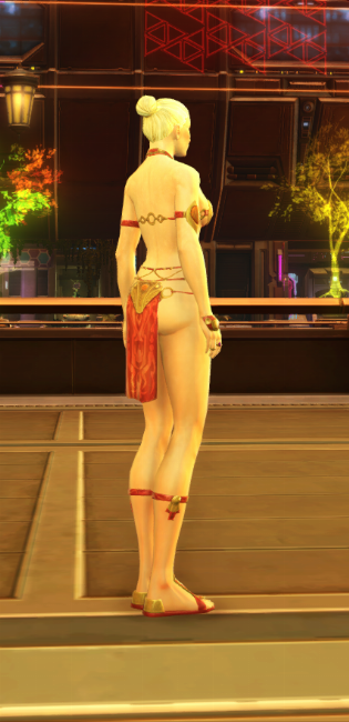 Republic Dancer Armor Set player-view from Star Wars: The Old Republic. - PLAYER Republic Dancer Armor Set player-view from Star Wars: The Old Republic.