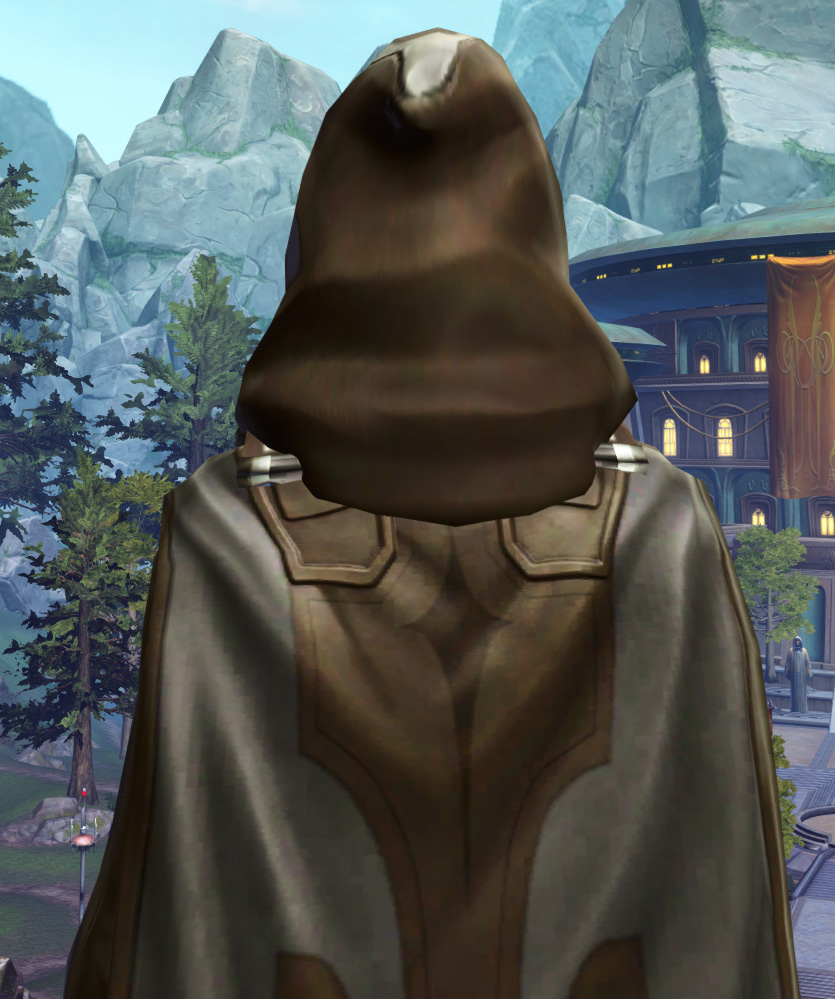 Resilient Lacqerous Armor Set detailed back view from Star Wars: The Old Republic.