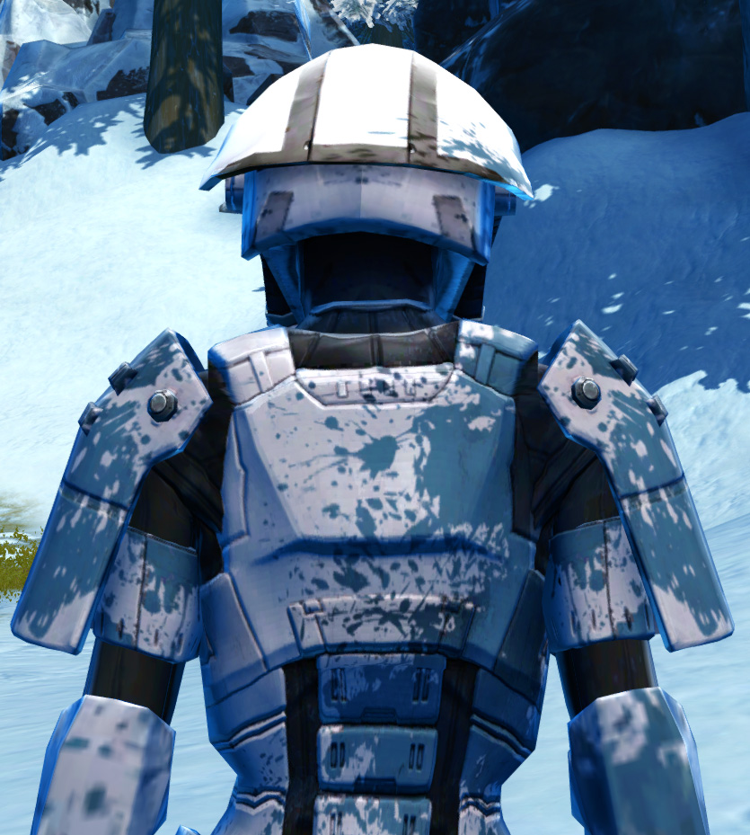 Resolute Protector Armor Set detailed back view from Star Wars: The Old Republic.