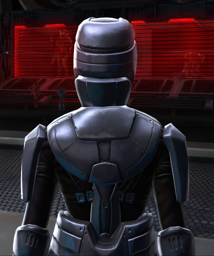 Restored Triumvirate Armor Set detailed back view from Star Wars: The Old Republic.