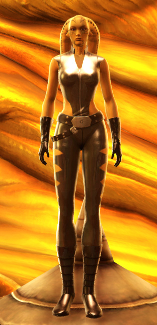 Revealing Bodysuit Armor Set Outfit from Star Wars: The Old Republic.