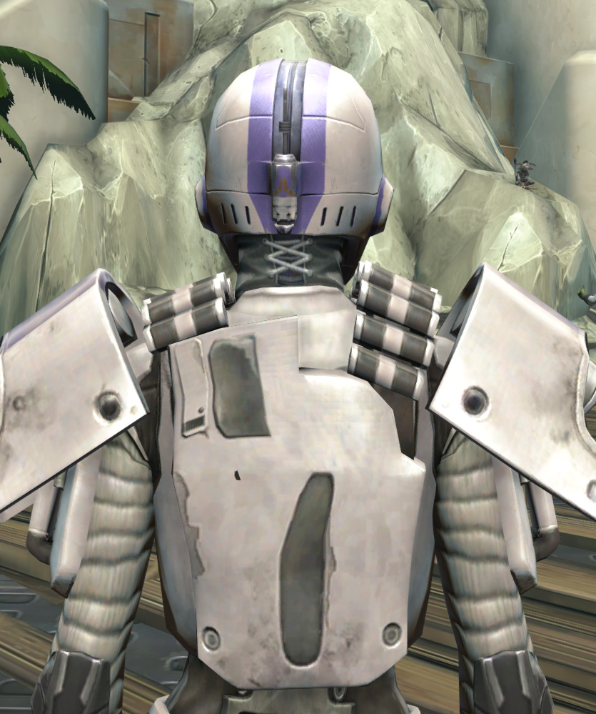 Rotworm Huttball Away Uniform Armor Set detailed back view from Star Wars: The Old Republic.