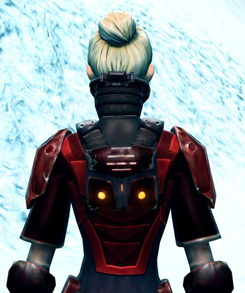 Ruthless Challenger Armor Set detailed back view from Star Wars: The Old Republic.