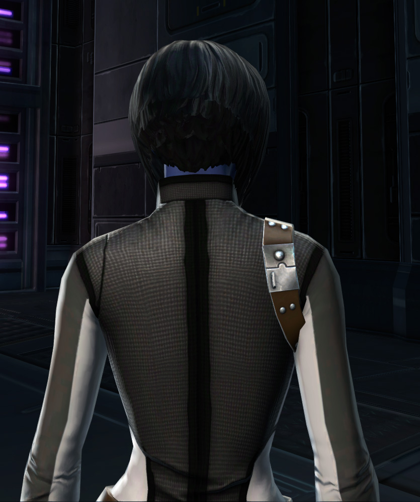 RV-03 Speedsuit Armor Set detailed back view from Star Wars: The Old Republic.
