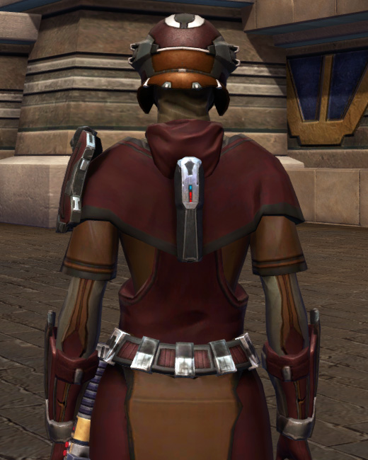 Saber Master Armor Set Back from Star Wars: The Old Republic.