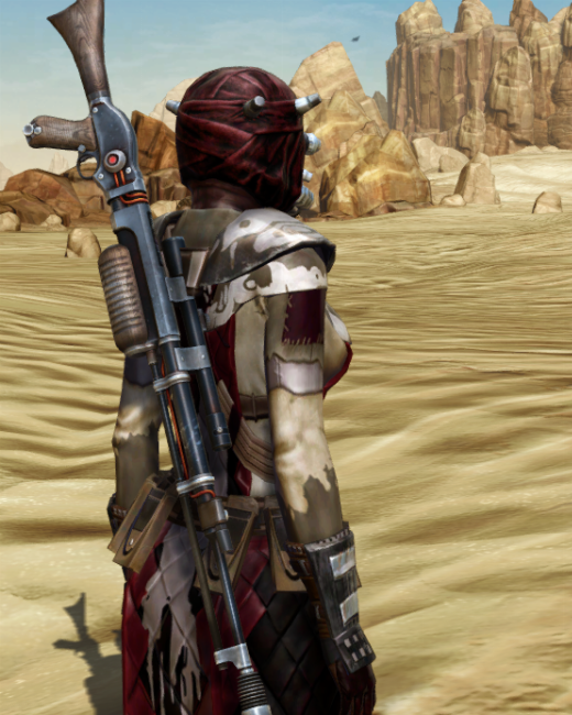 Sand People Bloodguard Armor Set Back from Star Wars: The Old Republic.