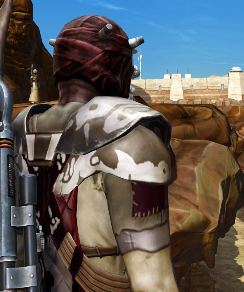 Sand People Bloodguard Armor Set detailed back view from Star Wars: The Old Republic.