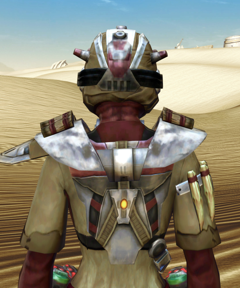Sand People Pillager Armor Set detailed back view from Star Wars: The Old Republic.