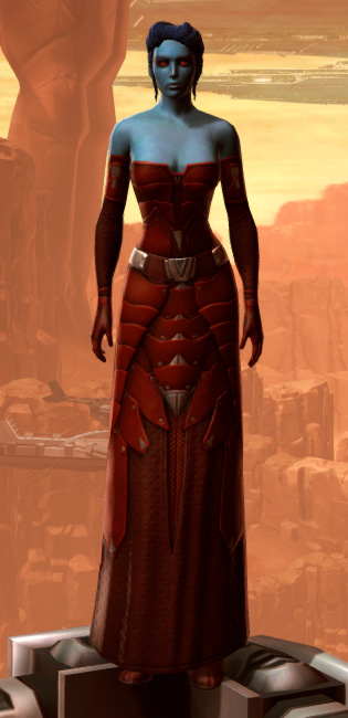 Sensuous Dress Armor Set Outfit from Star Wars: The Old Republic.