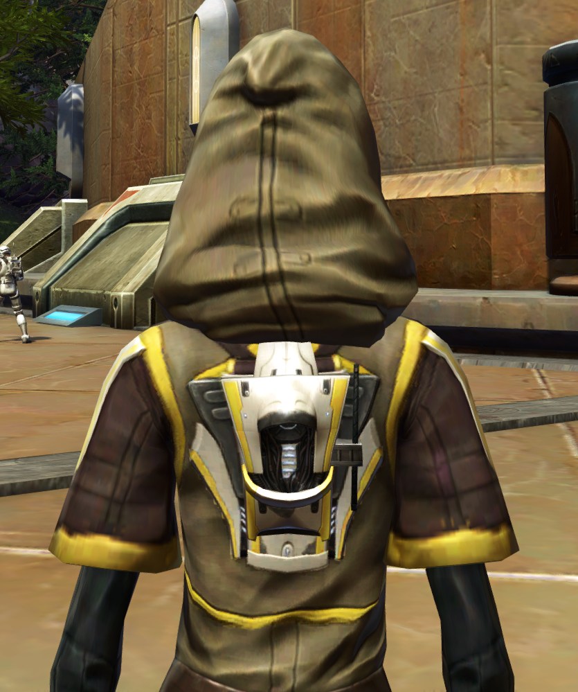 Sentinel Elite Armor Set detailed back view from Star Wars: The Old Republic.