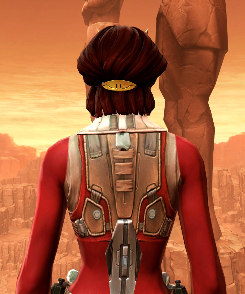 Septsilk Aegis Armor Set detailed back view from Star Wars: The Old Republic.