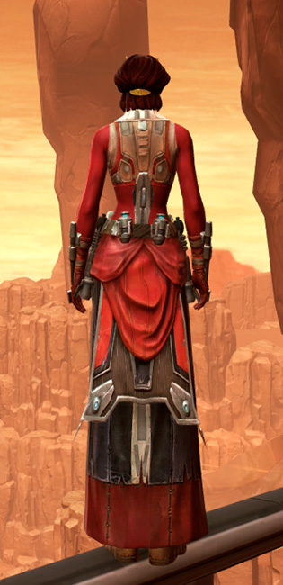 Septsilk Aegis Armor Set player-view from Star Wars: The Old Republic.