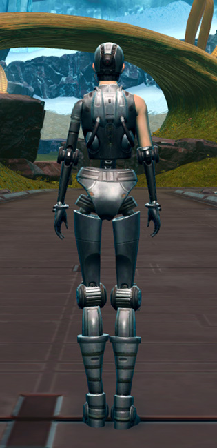 Series 614 Cybernetic Armor Set player-view from Star Wars: The Old Republic.