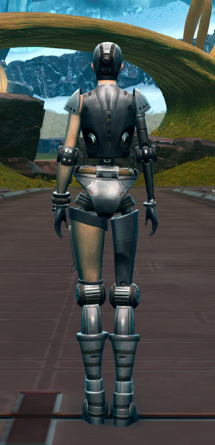 Series 615 Cybernetic Armor Set player-view from Star Wars: The Old Republic.