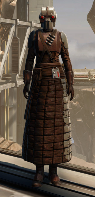 Shadow Initiate Armor Set Outfit from Star Wars: The Old Republic.