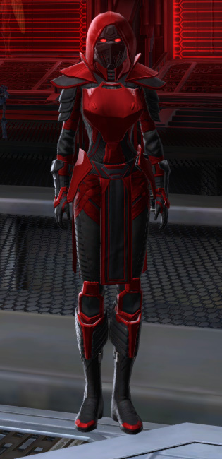 Sinister Warrior Armor Set Outfit from Star Wars: The Old Republic.