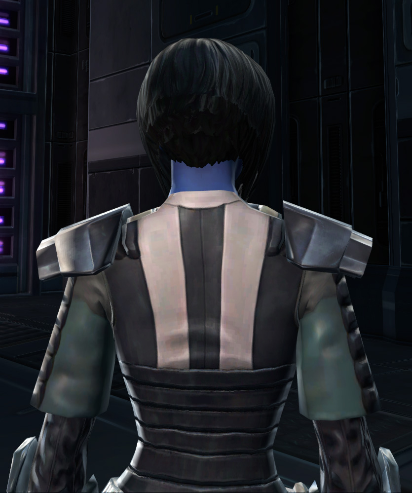 Sith Raider Armor Set detailed back view from Star Wars: The Old Republic.