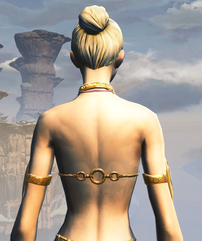 Slave Girl Armor Set detailed back view from Star Wars: The Old Republic.