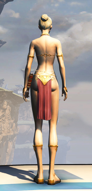 Slave Girl Armor Set player-view from Star Wars: The Old Republic.
