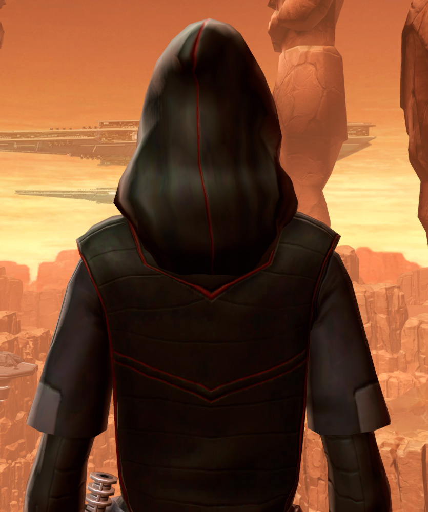 Sorcerer Armor Set detailed back view from Star Wars: The Old Republic.