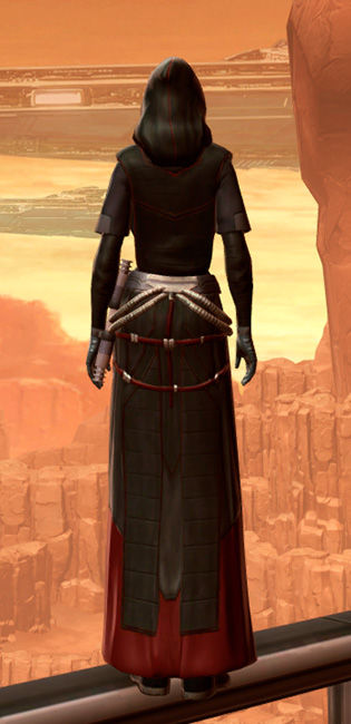 Sorcerer Armor Set player-view from Star Wars: The Old Republic.