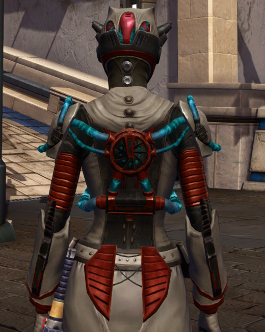 Soulbenders Armor Set Back from Star Wars: The Old Republic.