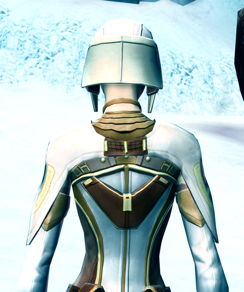Stately Diplomat Armor Set detailed back view from Star Wars: The Old Republic.