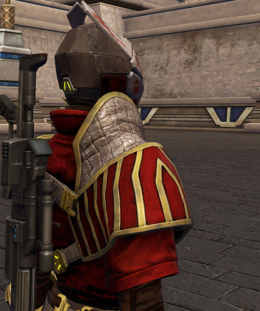 Supreme Decurion Armor Set detailed back view from Star Wars: The Old Republic.