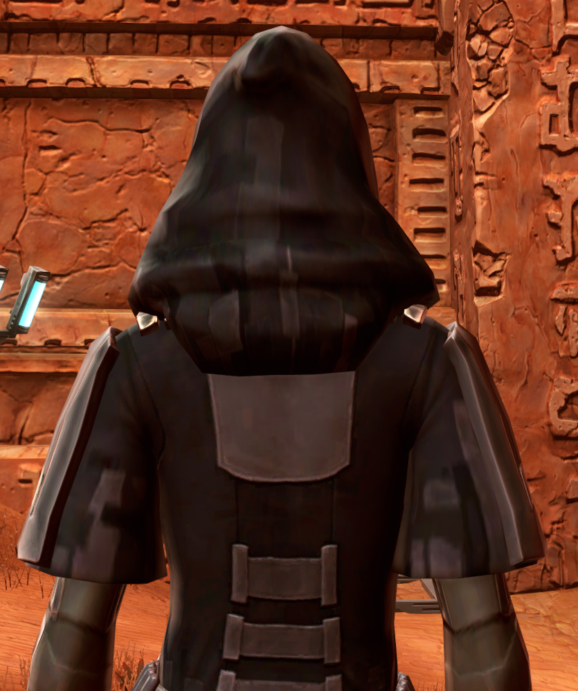 Supreme Inquisitor Armor Set detailed back view from Star Wars: The Old Republic.