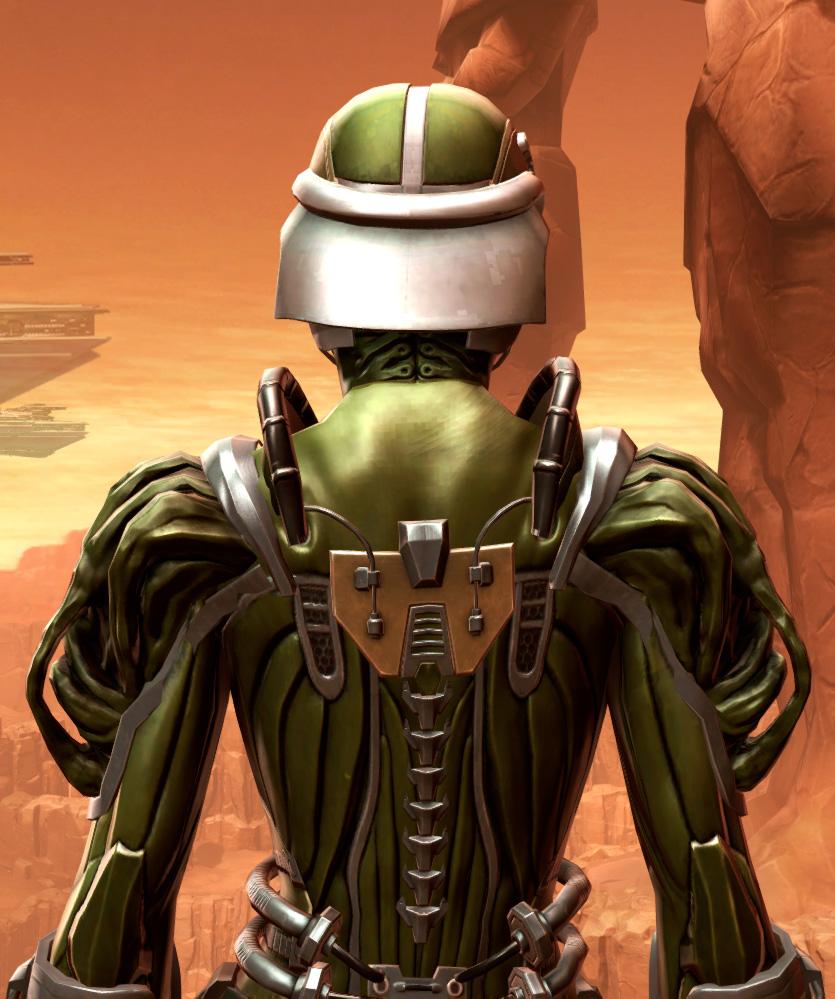 Synthetic Bio-Fiber Armor Set detailed back view from Star Wars: The Old Republic.