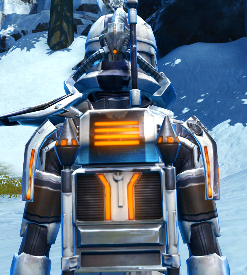 Tactical Infantry Armor Set detailed back view from Star Wars: The Old Republic.