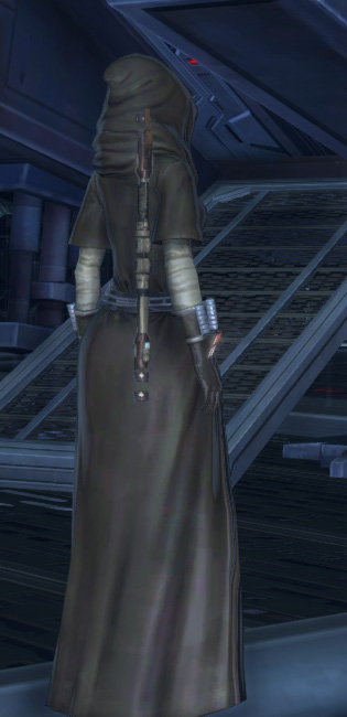 Tarisian Knight Armor Set player-view from Star Wars: The Old Republic.