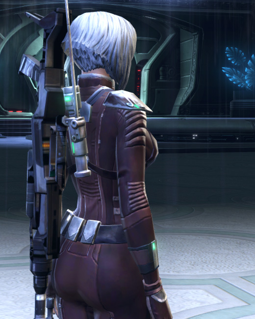 Tatooinian Agent Armor Set Back from Star Wars: The Old Republic.