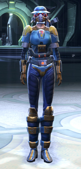Tatooinian Bounty Hunter Armor Set Outfit from Star Wars: The Old Republic.