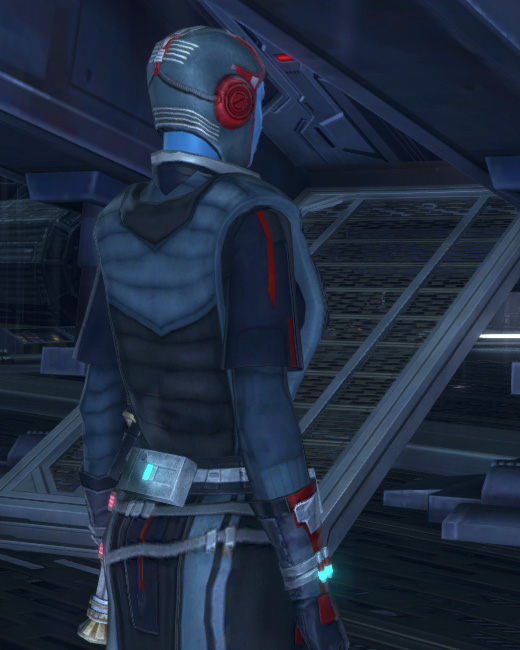 Tatooinian Inquisitor Armor Set Back from Star Wars: The Old Republic.