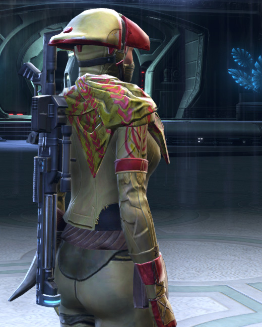 Tatooinian Smuggler Armor Set Back from Star Wars: The Old Republic.
