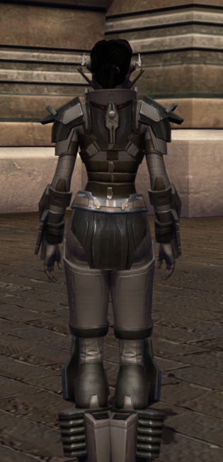 The Undying Armor Set player-view from Star Wars: The Old Republic.