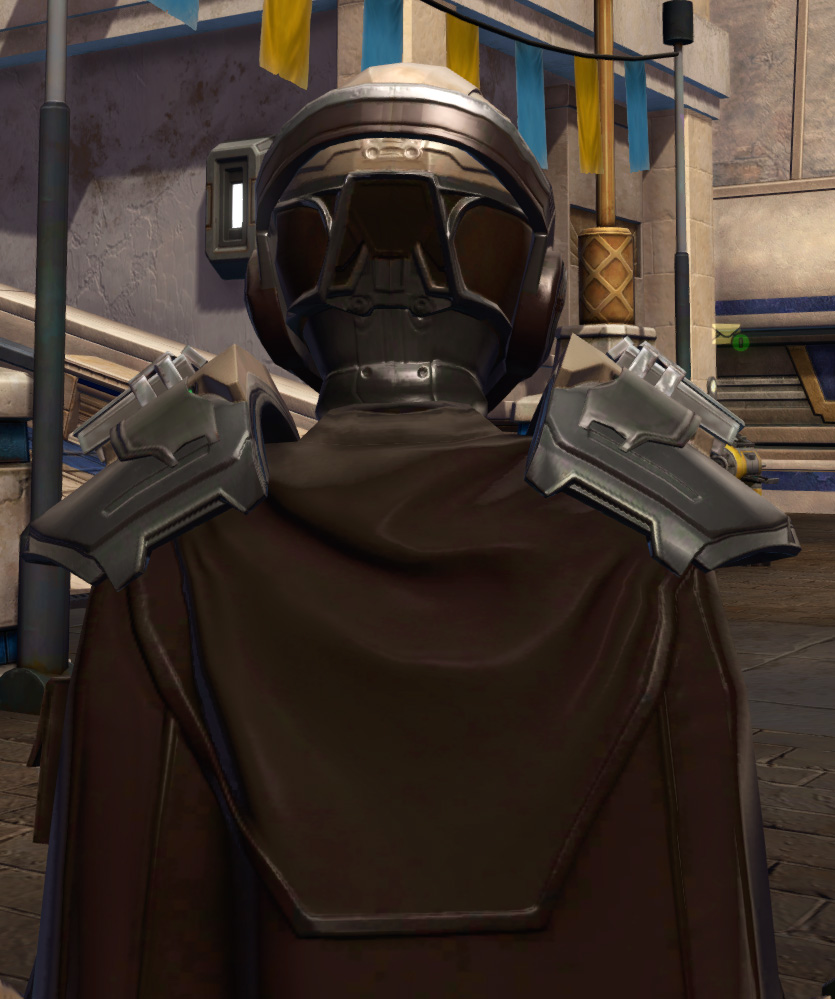 Masterwork Ancient Combat Medic Armor Set detailed back view from Star Wars: The Old Republic.