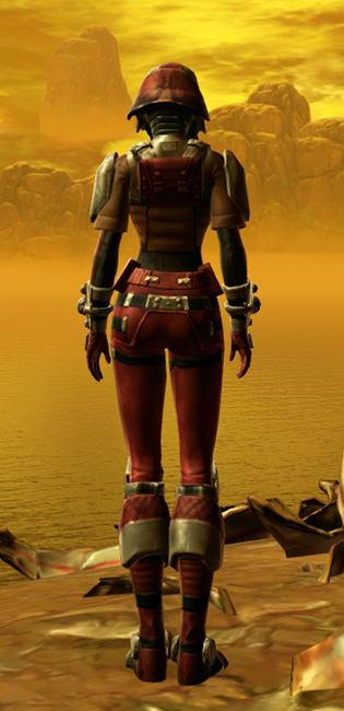 Titanium Asylum Armor Set player-view from Star Wars: The Old Republic.
