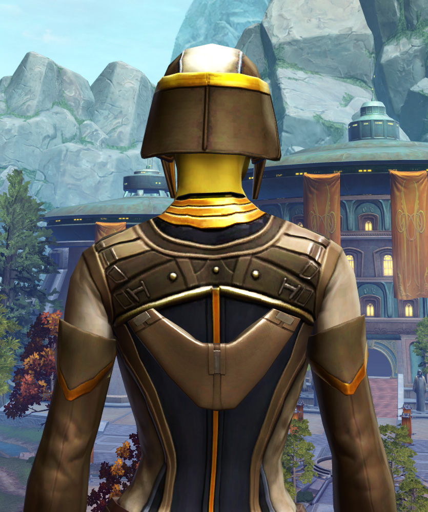 Traditional Nylite Armor Set detailed back view from Star Wars: The Old Republic.