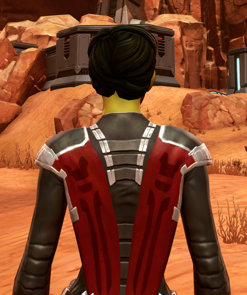 Traveler (Imperial) Armor Set detailed back view from Star Wars: The Old Republic.