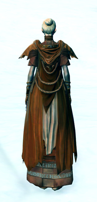 Tribal Hermit Armor Set player-view from Star Wars: The Old Republic.