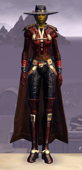 Trimantium Onslaught Armor Set Outfit from Star Wars: The Old Republic.