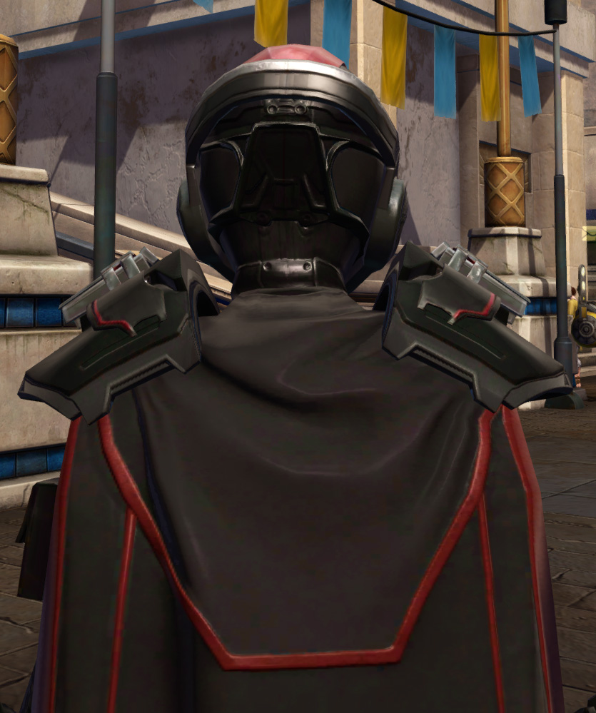 Masterwork Ancient Combat Medic Armor Set detailed back view from Star Wars: The Old Republic.