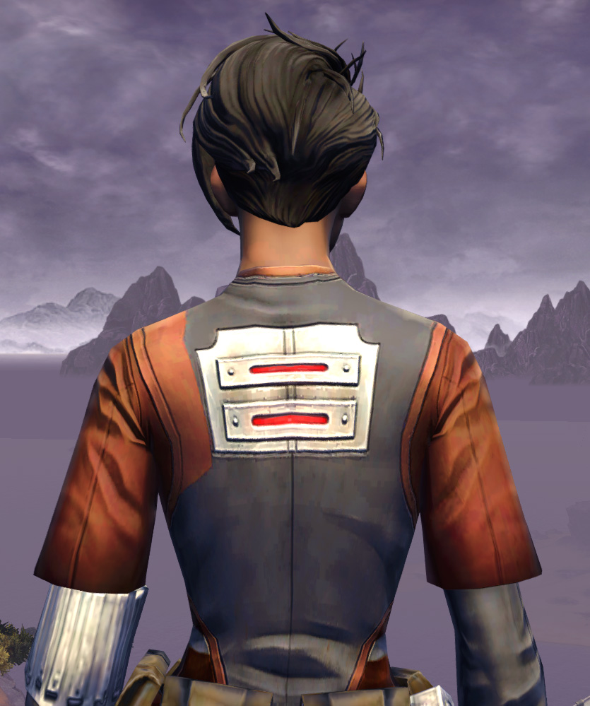 Turncoat Armor Set detailed back view from Star Wars: The Old Republic.